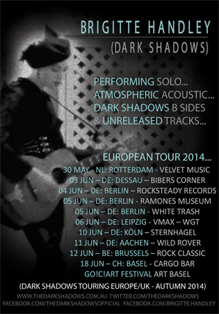 Brigitte Handley Acoustic Tour Europe 2014